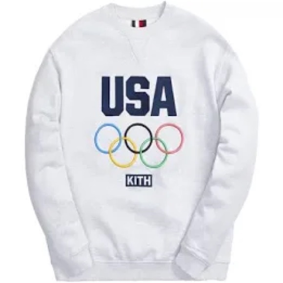Kith unisex White USA Crewneck Sweater